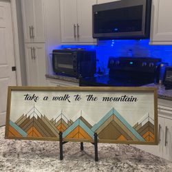 Decorative Rustic wooden wall sign 