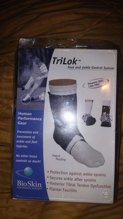 Tri lok foot and ankle control system
