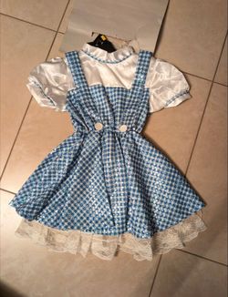 Dorothy Wizard of Oz Girls Costume Dress