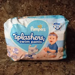 Pampers Splashers Size Small 21 Pieces - Open Pack But Haven't Used 