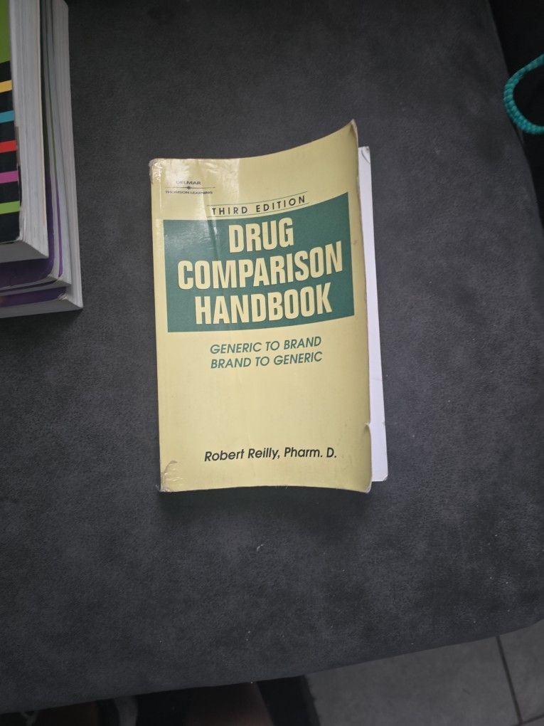 Drug comparison, Handbook.