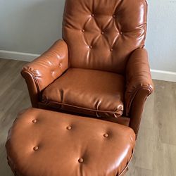 Recliner and Matching Ottoman 
