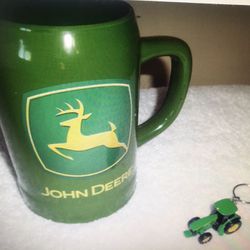 John Deere Mug & Tractor Key Chain