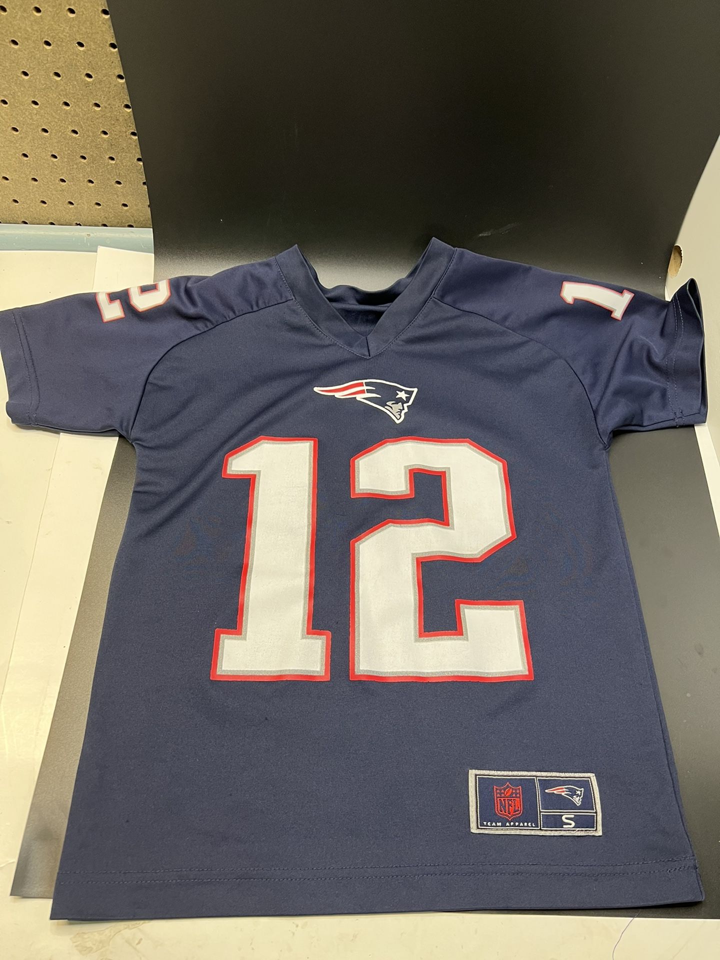 New England Patriots Blue Home Jersey Tom Brady #12 NFL Size Small