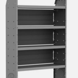 Holman Van Metal Shelves 60x42x14”