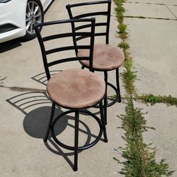 BAR STOOLS, SWIVEL 