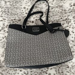 Grey and black Guess Purse 