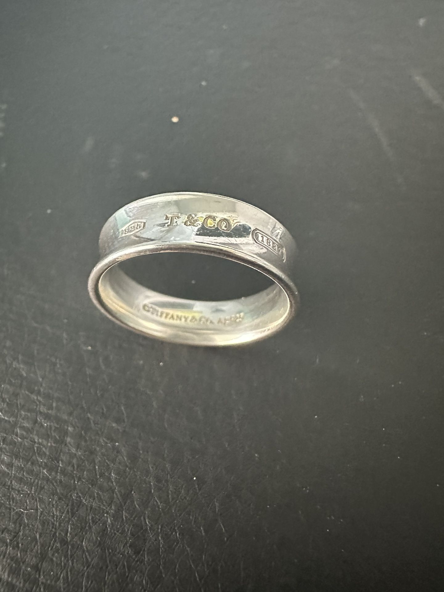 Tiffany Silver Ring  Size 10 3/4 