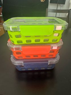Ello Glass Meal Prep Containers