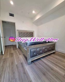 NEW  QUEEN BED FRAME AND MATTRESS SET