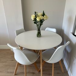 Table and chairs