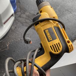 DEWALT corded pistol-grip drill