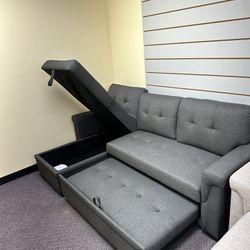 Modern sectional Sleeper sofa sale- limited supply- zero interest Finance available- shop now pay later.  