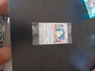Promo card hops snorlax