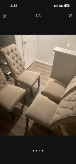 Dining chair set of four