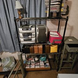 Lot Of Cassette Tapes And CD's Collection and CD Stereo System