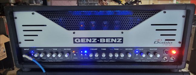 KILLER LOUD!! Genz Benz El Diablo 100 Tube Guitar Amp Head!