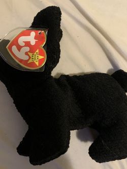 TY Scottie Beanie Baby PVC Pellets