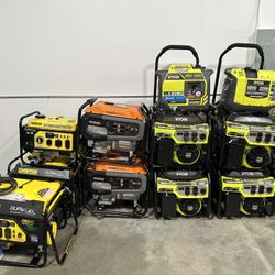 Generators Different Sizes Different Price