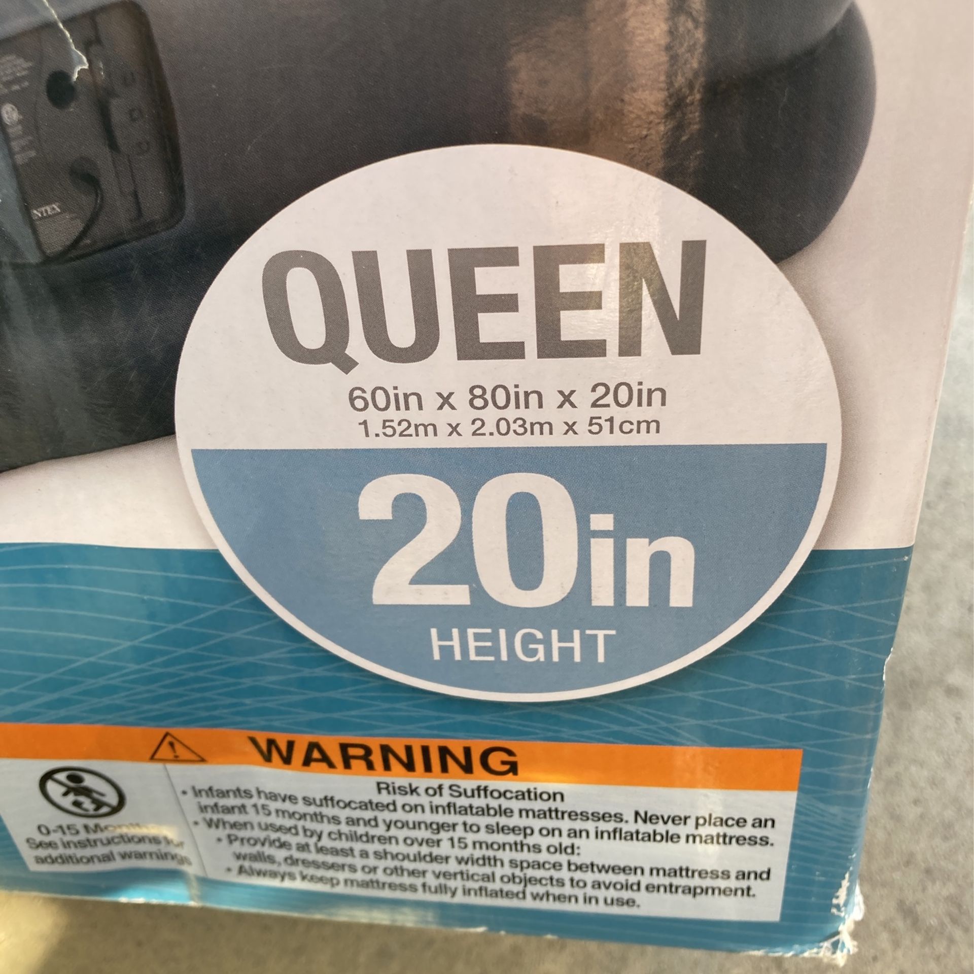 Intex Queen High Rise Airbed