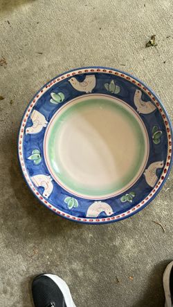 Huge Italian salad bowl