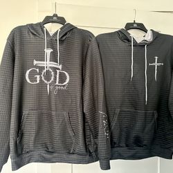 2 Men’s Faith Thin Hoodies XL
