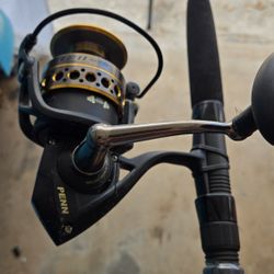 PENN Battle II fishing rod and reel combo.  6000