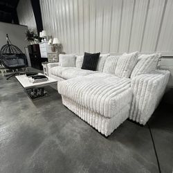 Large Oversized Plush Sectional!!! Feather Blend 