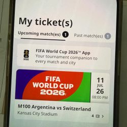 Argentina Vs Switzerland Quarterfinal Tickets