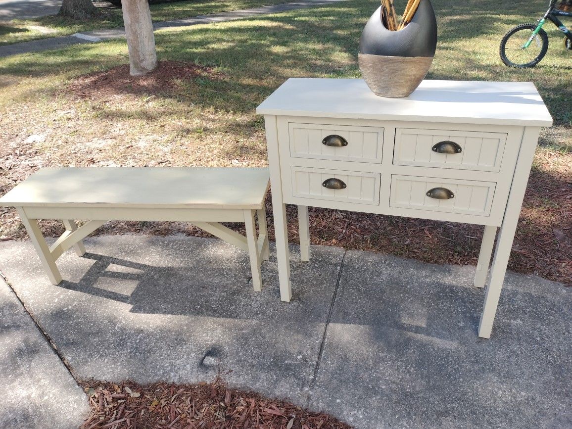 ✨ Bundle Deal Alert! Console + Bench Set ✨