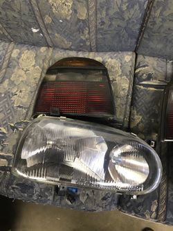 Headlights and taillights 96 golf