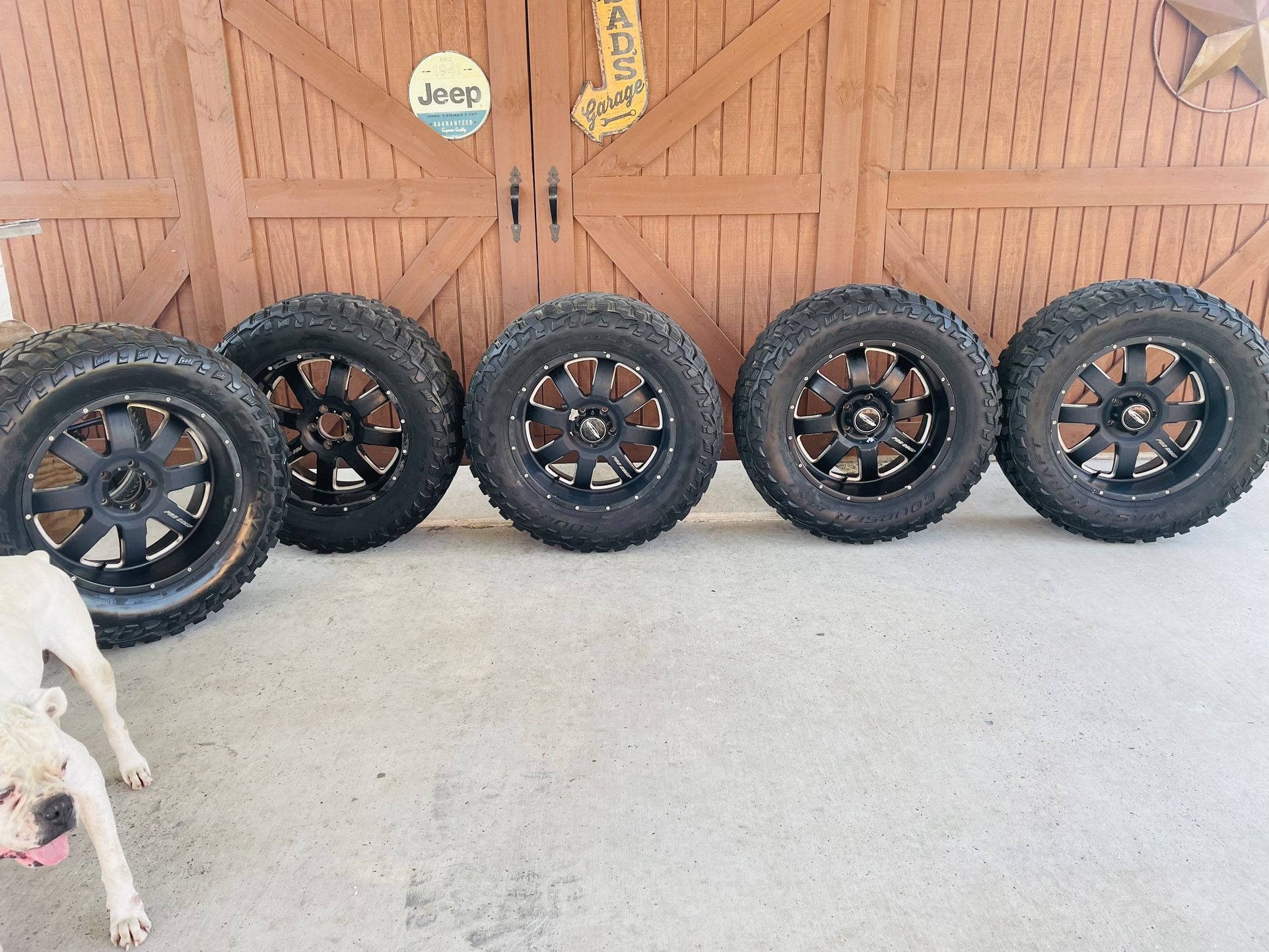 5    Jeep Wheels And Tires $800
