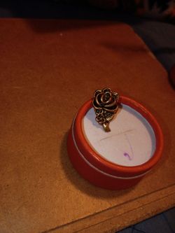 Vintage rose brooch