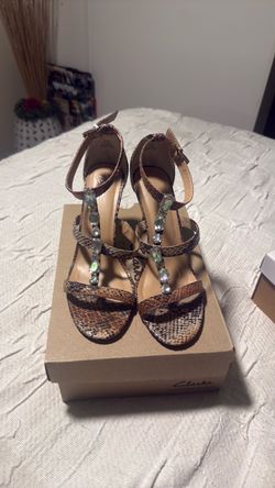 Snake skin heels