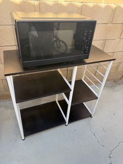 Microwave and stand