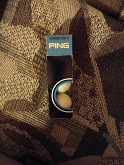 Vintage Sleeve Of Ping Golf Balls