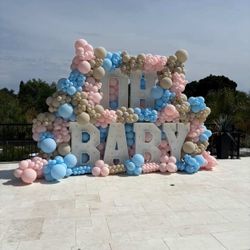 Gender Reveal Set Up