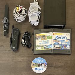 Wii Sports Wii Sports Resort Nintendo Wii Console Bundle Lot for