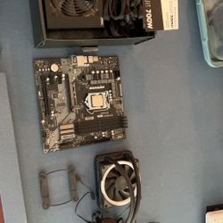 GAMING PC (motherboard, I5, Water Cooler, Fan, PSU)