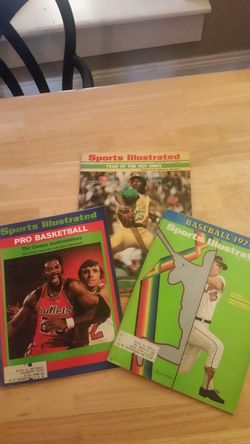 Sports illustrated lot of 3. All from 1971.