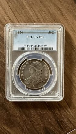 1826 Capped Bust Half Dollar 