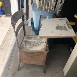 Vintage School Desk