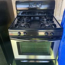 Black Stainless Steel Stove
