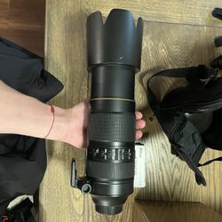 Nikon Af-s nikkor lens 80-400 f/4.5-5.6G ED VR