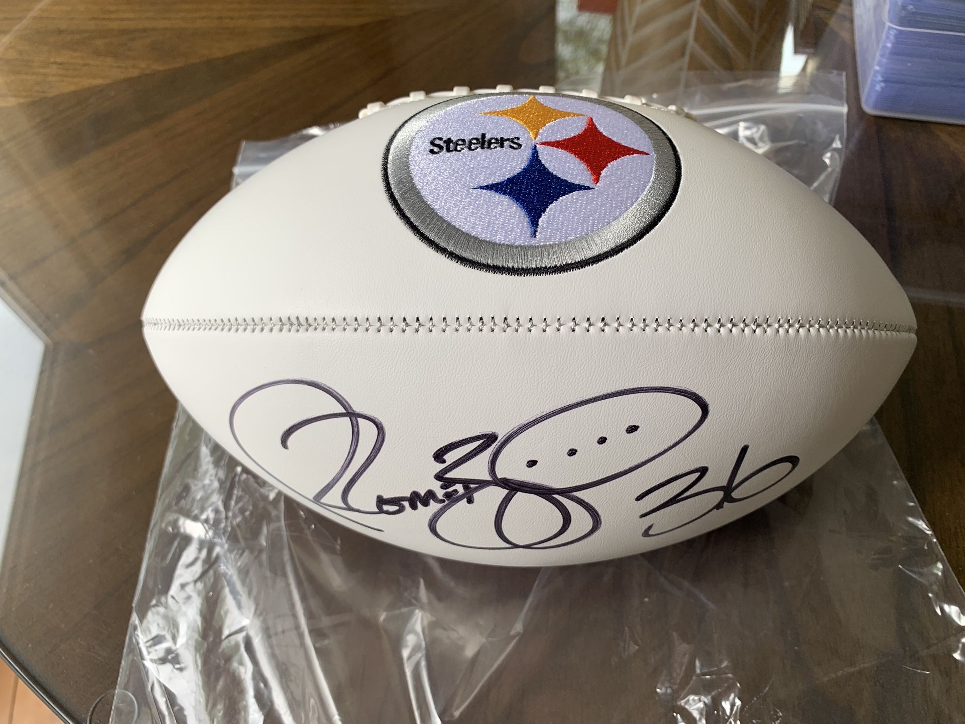Jerome Bettis Signed Football