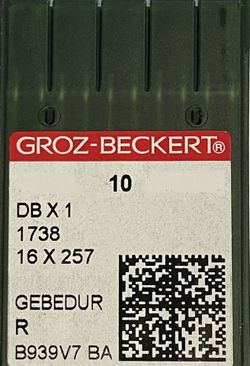 10 Groz-Beckert DBX1 16X257 Gebedur Titanium Ball Point (FFG/SES) Needles