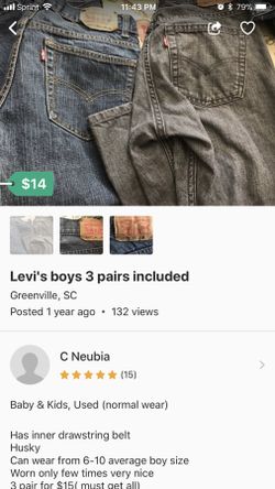 Levi’s boys all for $11 like new