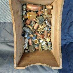 Assorted Metal Fittings And Connectors