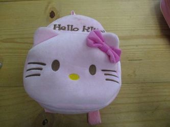 hello kitty pink plush mini backpack baby toddler kids girl