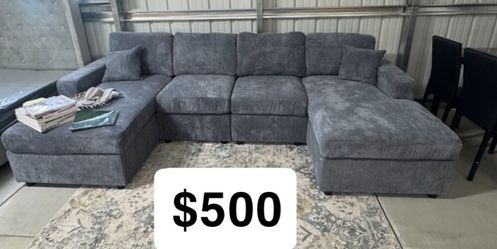 Sectional Couch Double Chase